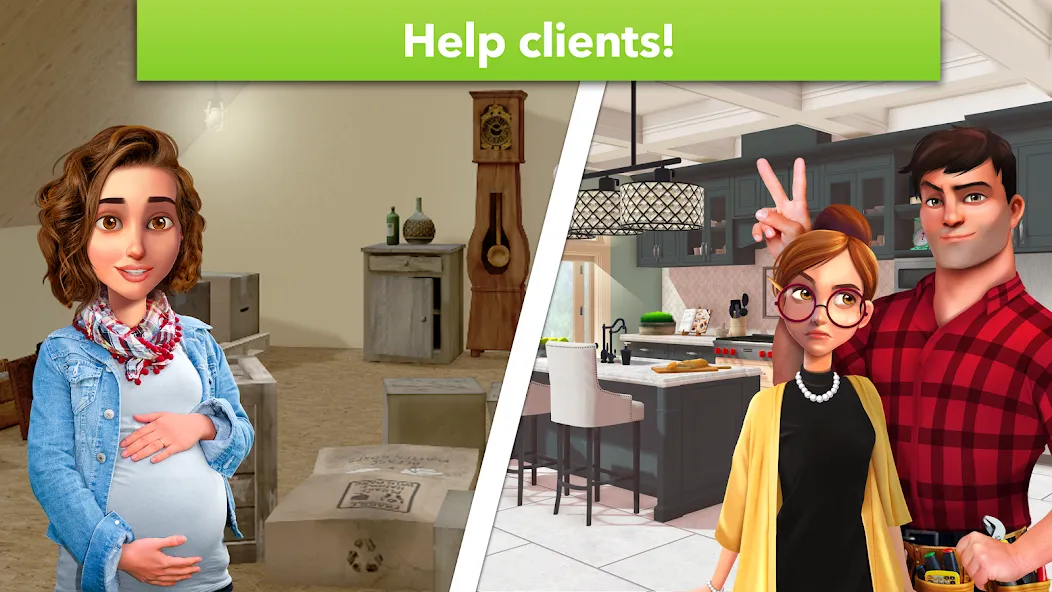 Home Design Makeover (Хоум Дизайн Мейковер) [МОД: Все открыто, Дополнительные деньги и Меню MOD] Screenshot 4
