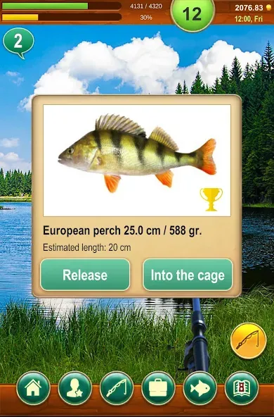 Fishing Baron - fishing game [МОД: Меню, Бесконечные монеты и Открытые уровни] Screenshot 3