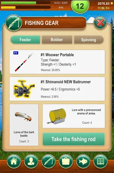 Fishing Baron - fishing game [МОД: Меню, Бесконечные монеты и Открытые уровни] Screenshot 4