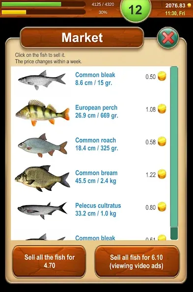 Fishing Baron - fishing game [МОД: Меню, Бесконечные монеты и Открытые уровни] Screenshot 5