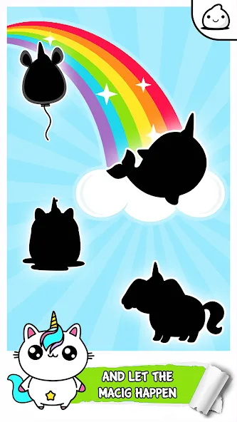 Unicorn Evolution Merge Kawaii (Юникорн Эволюшн Мерж Кавай) [МОД: Все открыто, Дополнительные деньги и Меню MOD] Screenshot 2