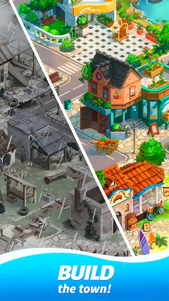 Travel Town - Merge Adventure (Трэвел Таун) [МОД: Меню, Бесконечные монеты и Открытые уровни] Screenshot 3