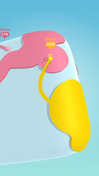 Paper.io 3D [МОД: Много денег, Монет и Все открыто] Screenshot 1