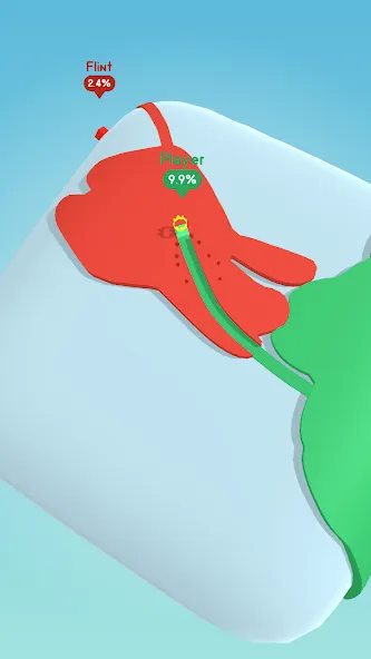 Paper.io 3D [МОД: Много денег, Монет и Все открыто] Screenshot 3