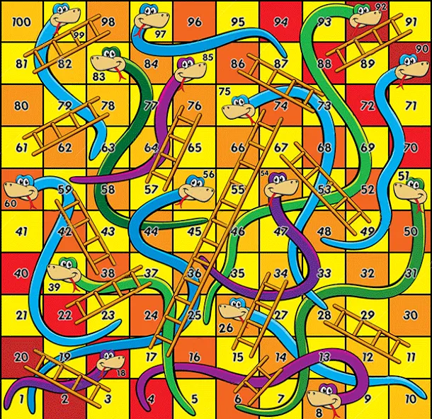 Snake and ladder (Змеи и лестницы) [МОД: Деньги, Монеты и Меню MOD] Screenshot 3