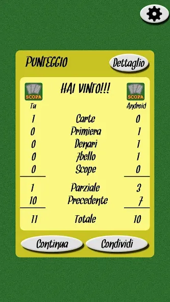 Scopa (Скопа) [МОД: Много монет, Открытые уровни и Мега MOD] Screenshot 5