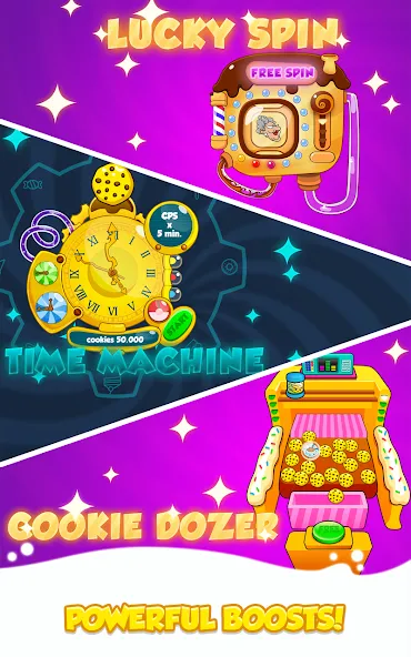 Cookie Clickers 2 (С  2) [МОД: Все открыто, Дополнительные деньги и Меню MOD] Screenshot 2