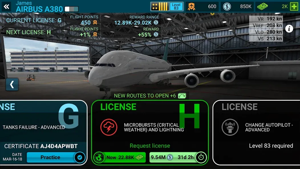 Airline Commander: Flight Game (ЭЙРЛАЙН КОМАНДЕР) [МОД: Много денег, Монет и Все открыто] Screenshot 4