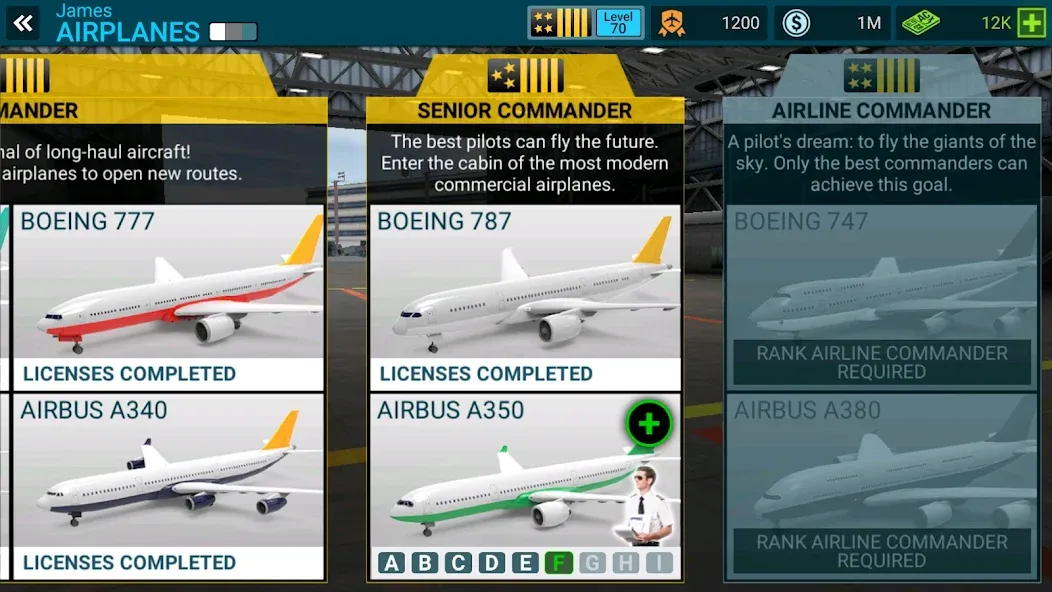 Airline Commander: Flight Game (ЭЙРЛАЙН КОМАНДЕР) [МОД: Много денег, Монет и Все открыто] Screenshot 5