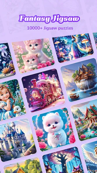 Fantasy Jigsaw - HD Puzzle (Фэнтези Пазл) [МОД: Деньги, Монеты и Меню MOD] Screenshot 1