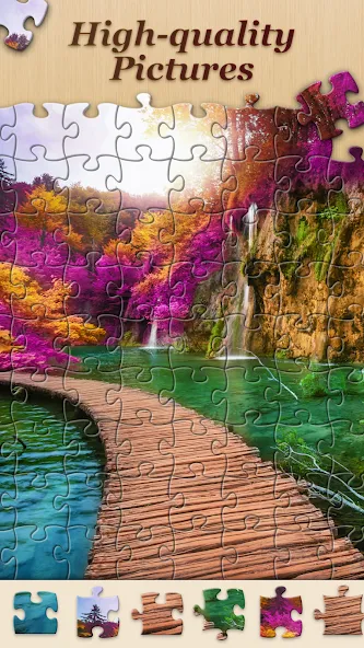 Jigsawscapes® - Jigsaw Puzzles (Джигсоускейпс) [МОД: Много монет, Открытые уровни и Мега MOD] Screenshot 5