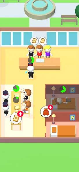 My Hotel Life (Мой отельная жизнь) [МОД: Много монет, Открытые уровни и Мега MOD] Screenshot 2