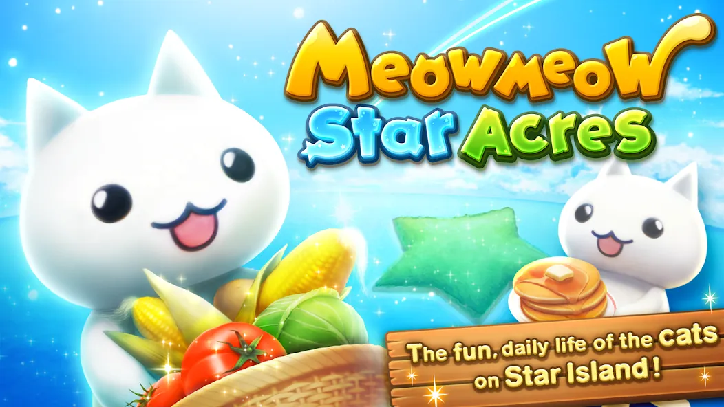 Meow Meow Star Acres (Мяу Мяу Стар Экрес) [МОД: Меню, Бесконечные монеты и Открытые уровни] Screenshot 5