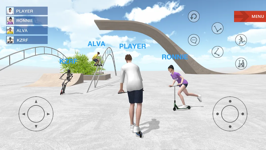 Scooter Space (кутер Спейс) [МОД: Все открыто, Дополнительные деньги и Меню MOD] Screenshot 2