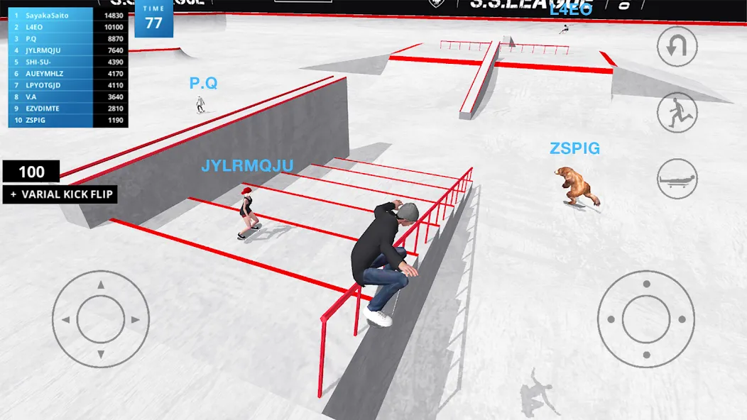 Skate Space (Скейт Спейс) [МОД: Деньги, Монеты и Меню MOD] Screenshot 1
