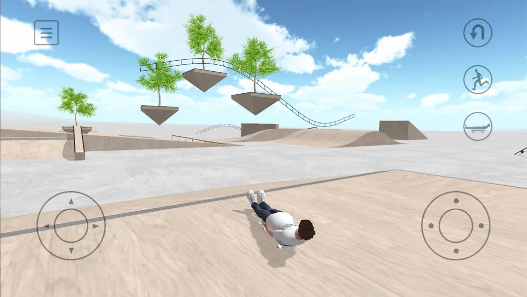 Skate Space (Скейт Спейс) [МОД: Деньги, Монеты и Меню MOD] Screenshot 3