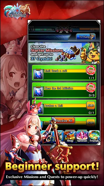 Grand Summoners - Anime RPG (Гранд Саммонерс) [МОД: Деньги, Монеты и Меню MOD] Screenshot 5