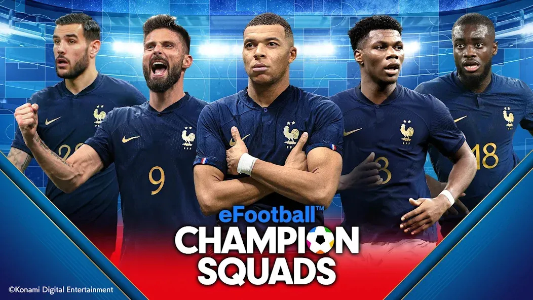 eFootball™  CHAMPION SQUADS (Игровой режим настоящего футбола  Чемпионские команды) [МОД: Много денег, Монет и Все открыто] Screenshot 1