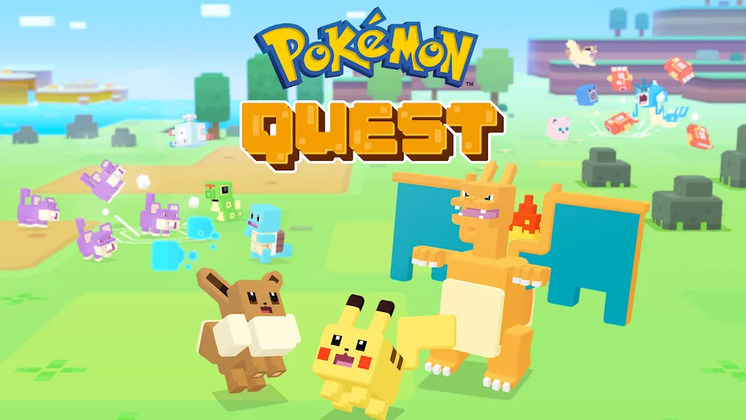 Pokémon Quest [МОД: Меню, Бесконечные монеты и Открытые уровни] Screenshot 1