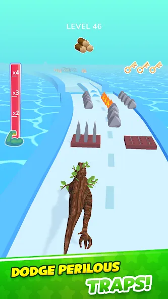 Dino Evolution Run 3D (Дино Эволюция Ран 3Д) [МОД: Все открыто, Дополнительные деньги и Меню MOD] Screenshot 5