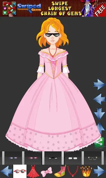Dress up Princess for kids [МОД: Меню, Бесконечные монеты и Открытые уровни] Screenshot 5