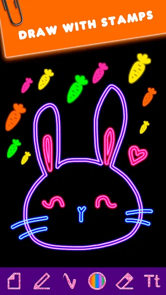 Drawing Game for girls [МОД: Деньги, Монеты и Меню MOD] Screenshot 4