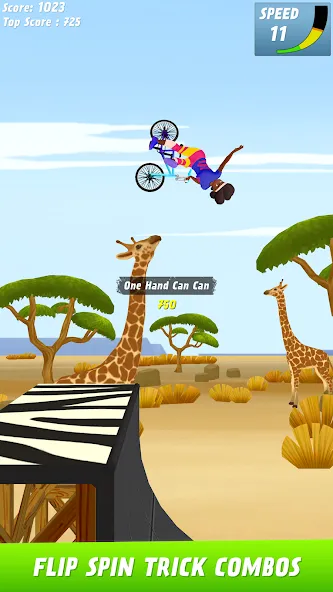Max Air BMX (Макс Эйр БМХ) [МОД: Все открыто, Дополнительные деньги и Меню MOD] Screenshot 2