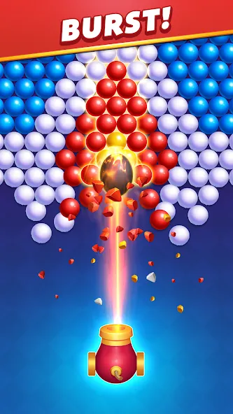 Bubble Shooter Royal Pop [МОД: Много денег, Монет и Все открыто] Screenshot 3