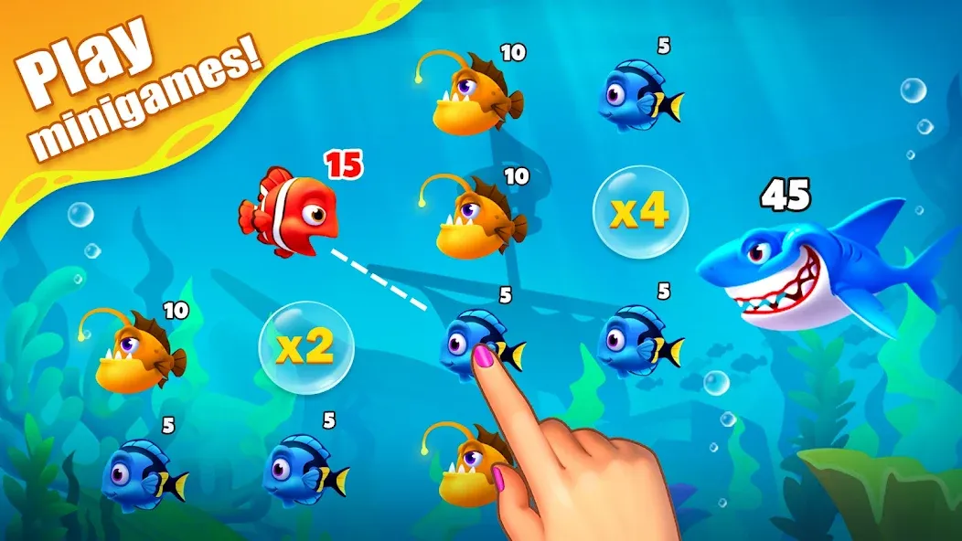 Solitaire Ocean [МОД: Много монет, Открытые уровни и Мега MOD] Screenshot 2