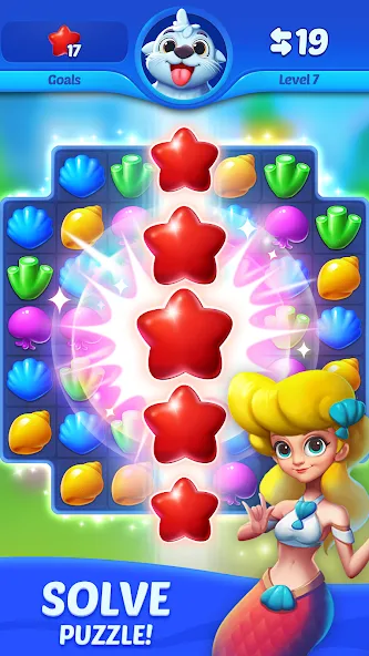 Ocean Match [МОД: Много монет, Открытые уровни и Мега MOD] Screenshot 1