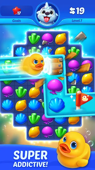 Ocean Match [МОД: Много монет, Открытые уровни и Мега MOD] Screenshot 3