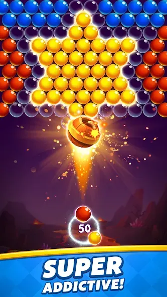 Bubble Shooter [МОД: Деньги, Монеты и Меню MOD] Screenshot 1