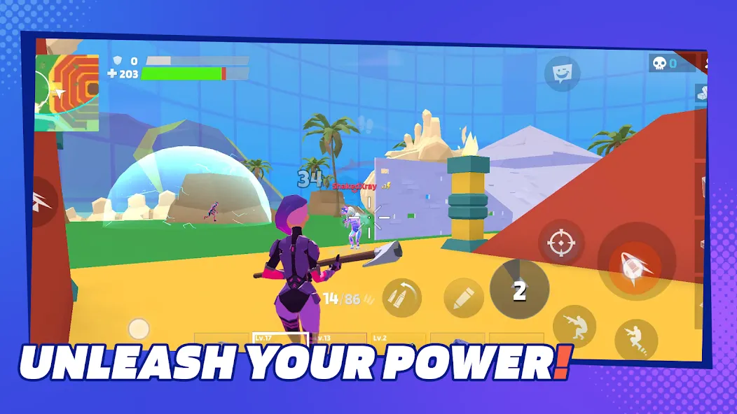 1v1.LOL - Battle Royale Game [МОД: Меню, Бесконечные монеты и Открытые уровни] Screenshot 1