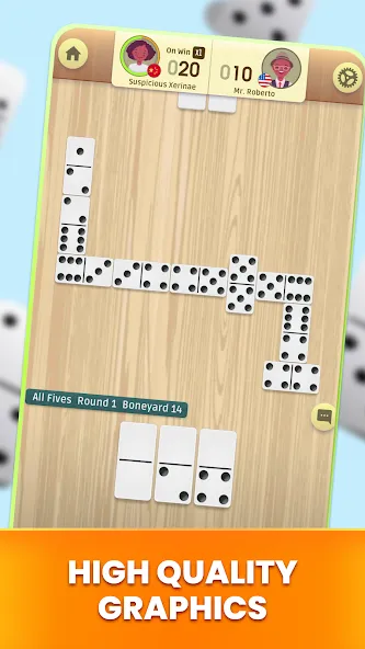 Dominoes: Classic Dominos Game [МОД: Меню, Бесконечные монеты и Открытые уровни] Screenshot 2