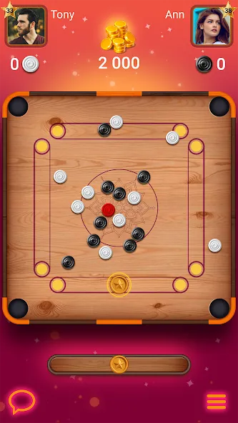 Carrom Lure - Disc pool game (Карром Лур) [МОД: Много монет, Открытые уровни и Мега MOD] Screenshot 2