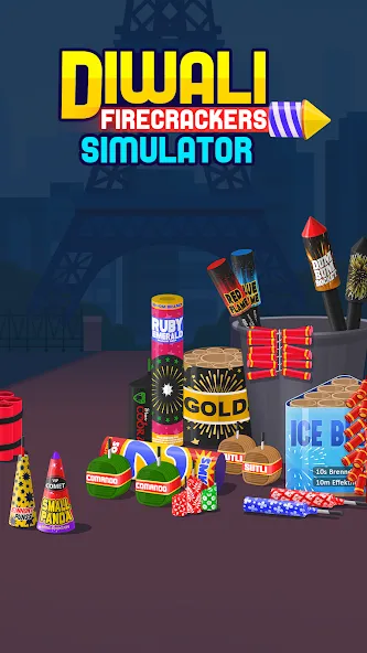 Diwali Firecrackers Simulator (Дивали Файркрекерс Симулятор) [МОД: Много денег, Монет и Все открыто] Screenshot 1