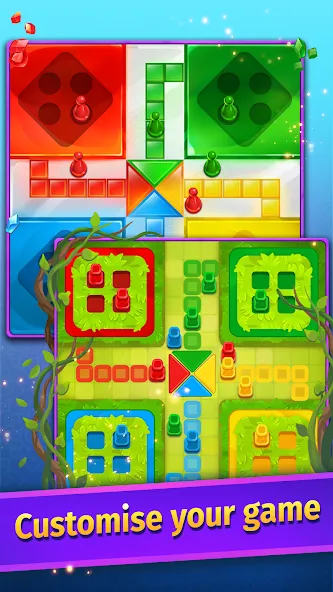 Ludo Game COPLE - Voice Chat [МОД: Меню, Бесконечные монеты и Открытые уровни] Screenshot 2