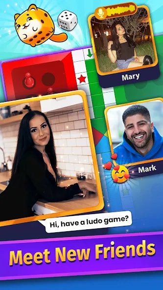 Ludo Game COPLE - Voice Chat [МОД: Меню, Бесконечные монеты и Открытые уровни] Screenshot 3