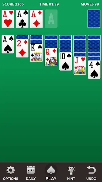 Solitaire. [МОД: Много денег, Монет и Все открыто] Screenshot 1