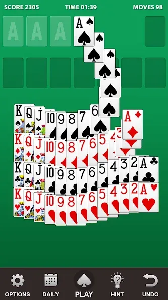 Solitaire. [МОД: Много денег, Монет и Все открыто] Screenshot 2