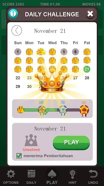 Solitaire. [МОД: Много денег, Монет и Все открыто] Screenshot 3