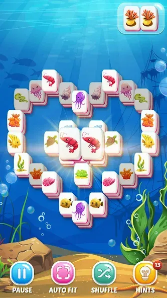 Mahjong Fish (Маджонг Рыбы) [МОД: Деньги, Монеты и Меню MOD] Screenshot 1