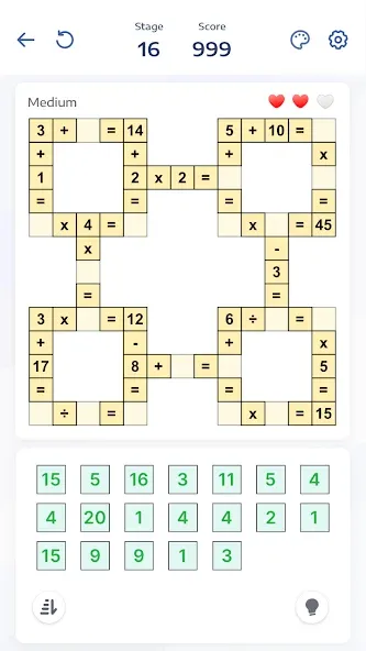 Crossmath - Math Puzzle Games (Математические головоломки игры) [МОД: Бесконечные деньги, Монеты и Мега MOD] Screenshot 3