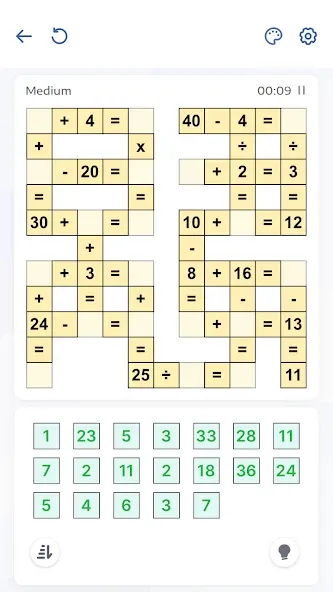 Crossmath - Math Puzzle Games (Математические головоломки игры) [МОД: Бесконечные деньги, Монеты и Мега MOD] Screenshot 4
