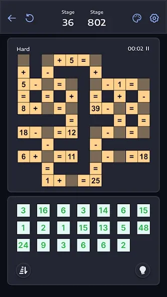 Crossmath - Math Puzzle Games (Математические головоломки игры) [МОД: Бесконечные деньги, Монеты и Мега MOD] Screenshot 5