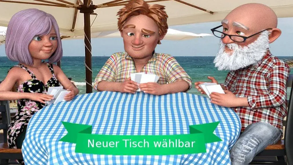 Mau Mau am Stammtisch (Мау Мау на общем столе) [МОД: Все открыто, Дополнительные деньги и Меню MOD] Screenshot 2