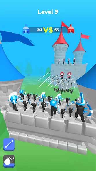 Merge Archers: Bow and Arrow (Мердж Арчерс) [МОД: Много денег, Монет и Все открыто] Screenshot 1