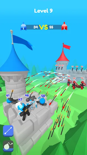 Merge Archers: Bow and Arrow (Мердж Арчерс) [МОД: Много денег, Монет и Все открыто] Screenshot 3