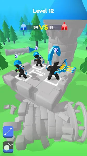 Merge Archers: Bow and Arrow (Мердж Арчерс) [МОД: Много денег, Монет и Все открыто] Screenshot 5