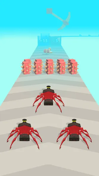 Merge Spider Train [МОД: Много денег, Монет и Все открыто] Screenshot 1